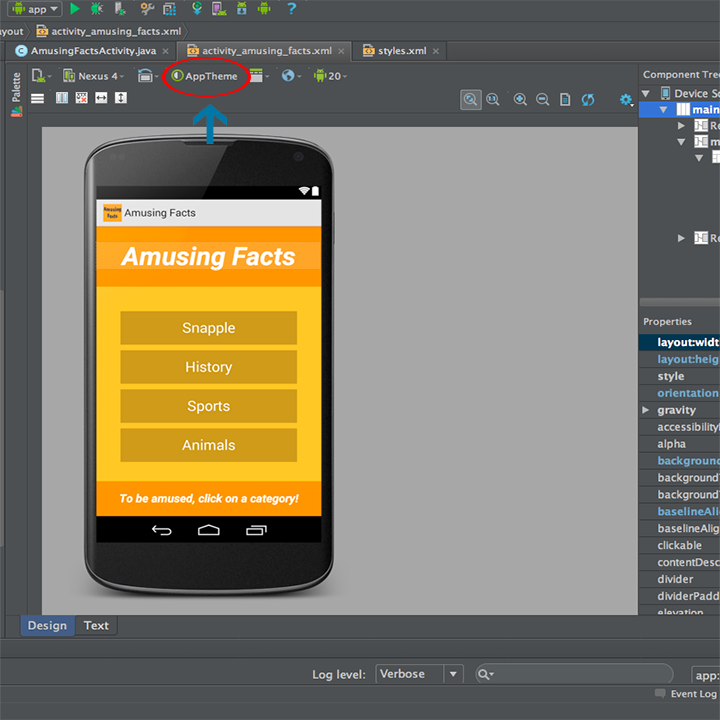 how to make a button with an icon android studio