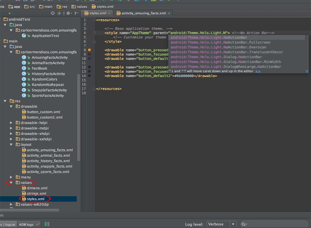 how to add an icon android studio