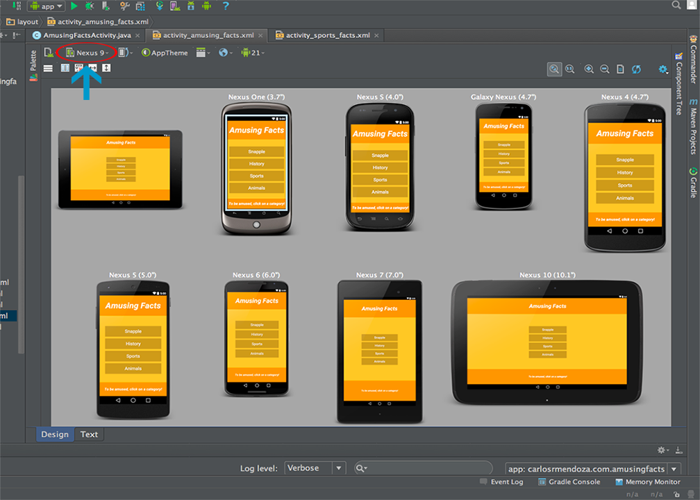 screen-size-in-android-studio